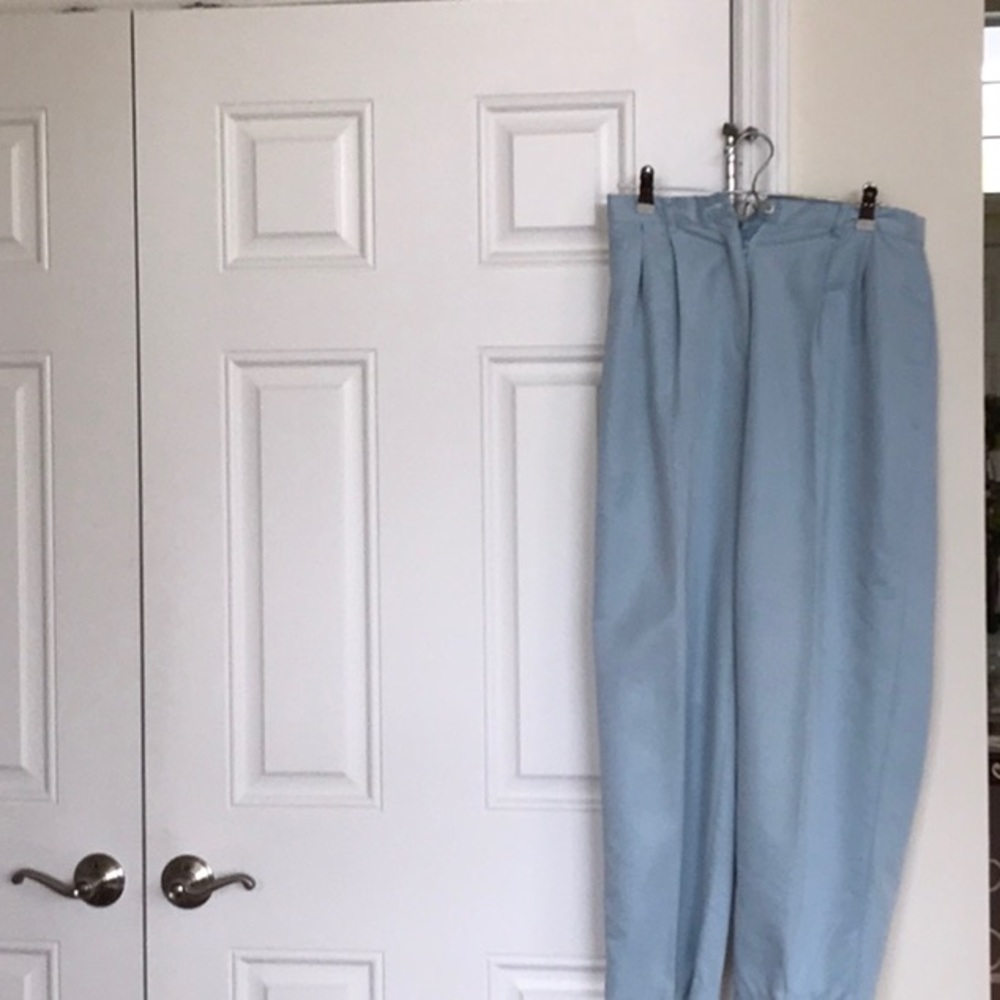 Light blue trousers
